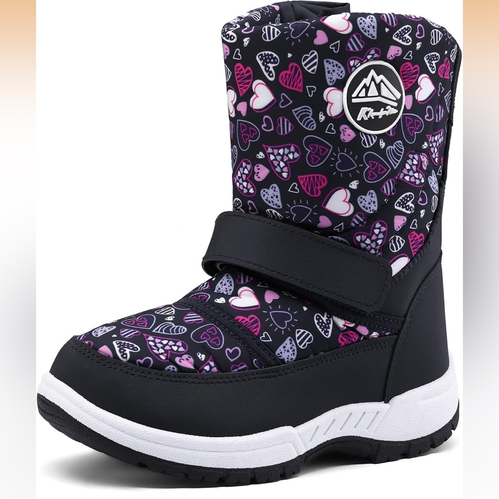 K KomForme Boys Girls Snow Boots Waterproof Winter Outdoor Boots 12 /637